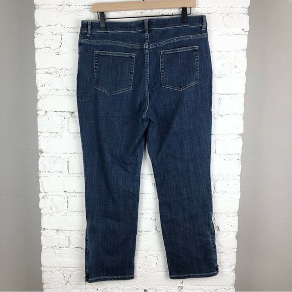 LOGO Lori Goldstein Straight Jeans - Picture 2 of 9